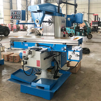 Fresadora Horizontal de Alto Rendimiento, Fresadora Universal Automática de 3 Ejes para Metal, Máquina con Mesa Elevadora