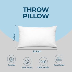 Gối chèn hình chữ nhật vuông nội thất Sofa Gối chèn-Gối trang trí chèn cặp-ghế trắng - Product Image 3