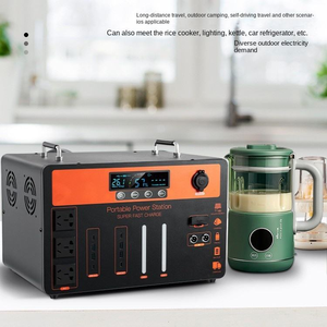 Centrale Électrique Mobile Extérieure Haute Puissance 2500W 220V, Batterie Grande Capacité, Onde Sinusoïdale Pure, pour Urgences Domestiques, Voyages en Voiture et Événements - Product Image 3