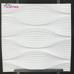 Geometrische 3D-PVC-Wandpaneele Schall dämmung Wand platte Dekor PVC-Wand paneel Dekorativ