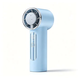 Certified Blue Rechargeable <b>Hand</b> Held <b>Fan</b> Car Small Plastic <b>Fan</b> Yes <b>Hand</b> <b>Fan</b> Custom Logo - Product Image 1