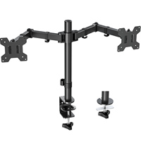 Support de bras double pour moniteur d'ordinateur de bureau, écran de 13 à 34 pouces, support de moniteur, prend en charge les écrans de 24 à 32 pouces, nouveau produit