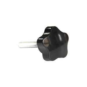 HZ102008 Maquinaria para Envasado e Impresión de Alimentos, Perilla de Plástico Negro en Forma de Flor de Cinco Puntas de Baquelita - Product Image 5