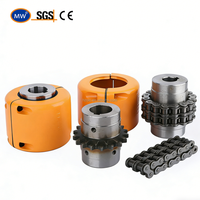 Accouplement à chaîne à couple élevé KC-5018, accouplement à chaîne à rouleaux à arbre rigide pour machines minières, broyeurs à billes, rotors de concasseurs