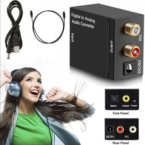 Quang Toslink đồng trục để Analog Stereo L/R kỹ thuật số để Analog chuyển đổi âm thanh cho PS3 PS4 Xbox Apple TV rạp chiếu phim tại nhà - Product Image 5