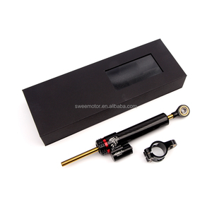Stabilisateur de direction réglable pour motos multi-marques, texture en aluminium carbone - Product Image 3