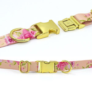 Collar para Perro con Diseño Floral, Ajustable, Cierre de Hebilla de Poliéster, Estilo Elegante para Perros en Todas las Estaciones - Product Image 2