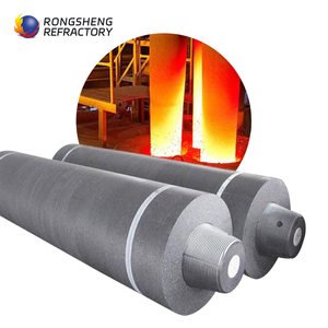 Điện Cực Than Chì Hp Uhp 400 500 600 Mm Cho Nhà Máy Sản Xuất Kim Loại - Product Image 1