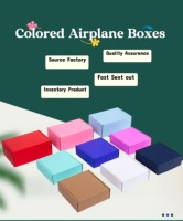 XMC-Factory Supply Boîte d'avion extra dure pliable Boîte d'avion de vêtements rose Boîte d'emballage d'avion avec livraison rapide