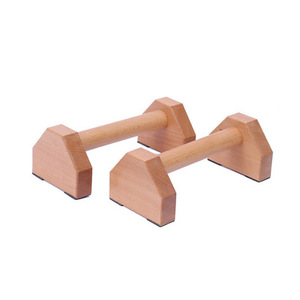 Barre de gymnastique en bois massif de hêtre de 30 cm, barre parallèle pour exercices de musculation à domicile - Product Image 3