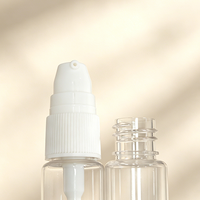 Flacon pulvérisateur de parfum en plastique transparent de petite capacité portable 20 ml pour lotion Modèle 24
