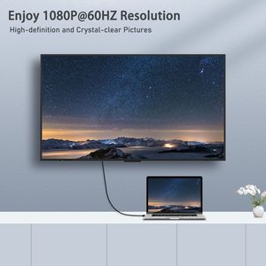 Dajiang OEM mạ vàng cho HDMI để <span class=keywords><strong>VGA</strong></span> 1.8m Cáp (Nam đến Nam) tương thích cho máy tính Máy Tính Để Bàn Máy Tính Xách Tay PC - Product Image 5