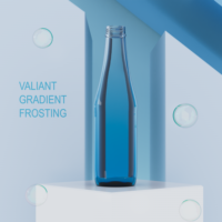 Botol Kaca Super Flint Mewah Transparan 300ml 350ml 500ml dengan Tutup Sekrup untuk Air, Cetak Logo Sesuai Pesanan