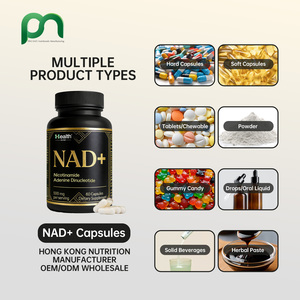 Capsules de poivre noir NAD+ 6 en 1, compléments antioxydants, NR + Resveratrol + TMG + CoQ10, 60 capsules, soutient la peau - Product Image 4