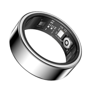 Edelstahl Wasserdichter Herzfrequenz-Schrittzähler Gesundheits-Tracker Schlaf-Smart-Ring Modischer Tragbarer Ring - Product Image 3