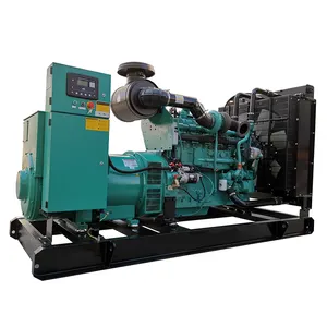 Generator diesel tipe terbuka, 3 fase 4 kawat 40KW/50KW/60KW/75KW/80kW CE diakui 220V dengan mesin cummins