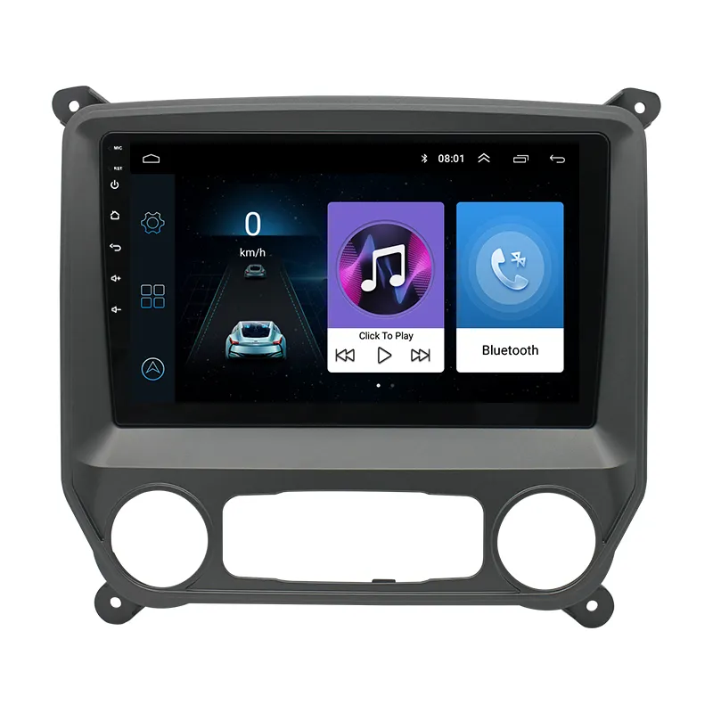 Autoradio navigazione lettore android per Chevrolet Colorado 2014-2018 per Silverado GMC Sierra VIA Vtrux Truck 2014-2018