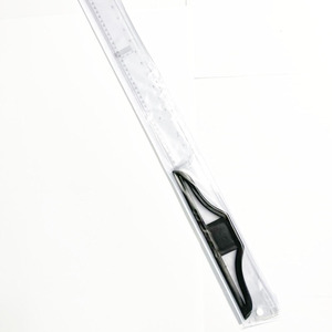 Règle en T en plastique transparente et précise, double face, pour mesures métriques, outil de mesure, règle en T, règle d'angle droit - Product Image 6