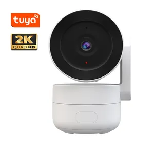 LCLCTEK New Tuya 4MP 스마트 무선 홈 보안 아기 모니터 카메라 동작 추적 울림 감지 와이파이 유모 카메라