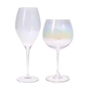 Çeşitli Logo ve renk mevcut cam eşya noel şarap bardakları
