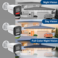 Cámara IP PoE de 6MP tipo bala, inteligente con IA, detección de intrusión, alarma de vehículo y persona, sistema PoE doméstico personalizable, resistente al agua, 25FPS