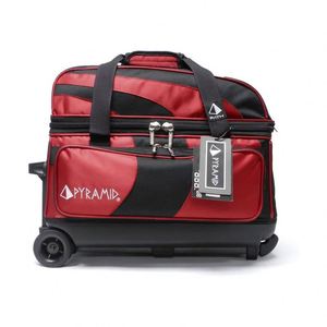 Sac de bowling BSCI Factory Prime à double roulettes et 2 compartiments, avec grand compartiment séparé pour chaussures de bowling et poignée rétractable - Product Image 1