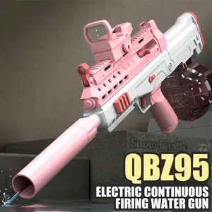 2023 אקדח מים אלקטרוני Qbz95 חדש לילדים-משחק אינטראקטיבי עבור כיף קיץ עם פונקציה חשמלית