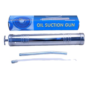 Pistola de succión de grasa <span class=keywords><strong>manual</strong></span> personalizada de 1000g Pistola de grasa de acero pequeña con tubería de PVC duro + tubería de acero - Product Image 6