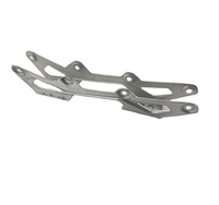 Patins à roulettes en ligne en alliage d'aluminium usiné CNC avec châssis en acier inoxydable, services de prototypage rapide et de brochage