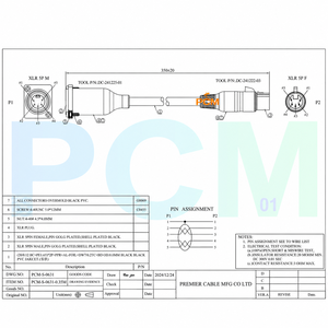 5-Pin XLR Stecker auf Buchse D-Serie Einbau-Verlängerungskabel Schottverbinder für Bühnen- und Studio-Mischpulte, Rack-PA-Audio-Equipment - Product Image 6