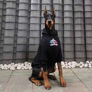 Modieuze Winter Warme Fleece Hondenhoodies Voor Grote Honden Golden Retrievers Dobermans Samoyeds-Casual Stijl - Product Image 1