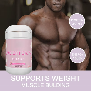 Private Label High Calorie <strong>Protein</strong> Powder for Weight Gain Strawberry <strong>Protein</strong> Shake for Skinny People Bodybuilding Supplement OEM - Product Image 5