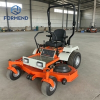 Tondeuse autoportée professionnelle à essence ZTR à rayon de braquage zéro, 48 pouces, double transmission hydrostatique, pour l'entretien des jardins