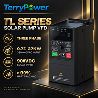 Variateur de fréquence (VFD) 380V AC avec contrôle V/F, 0,75KW-37KW, 50-60Hz, monophasé ou triphasé, pour moteur de compresseur