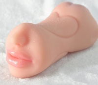 Meistverkaufter TPE Männlicher Masturbator mit Mund- und Analöffnung, Taschenmuschi Sexspielzeug mit Vibrationsfunktion für Männliche Selbstbefriedigung