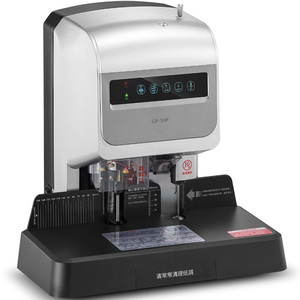 Máquina de encuadernación combinada semiautomática Grapadora de punzonado rápido con opciones manuales y eléctricas - Product Image 4