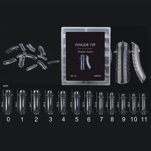 120 Uñas Postizas de Doble Forma de PP para Construcción Rápida, Moldes para Extensión de Gel UV, Puntas para Arte de Uñas - Product Image 6