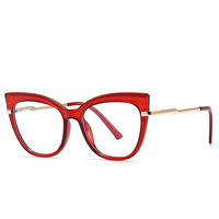 Nouvelles lunettes tendance unisexes TR90 à monture pleine, style œil de chat, élégantes, avec verres photochromiques anti-lumière bleue et à changement de couleur