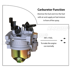 Carburador para Motor Honda GX160 GX168 GX200 5.5HP 6.5HP, Compatible con Cortacésped, Generador, Bombas de Agua, Repuesto con Accesorios - Product Image 6