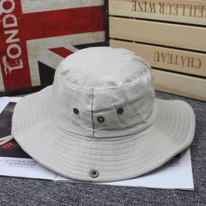 Sombrero de Pescador de Lona de Algodón con Ala Ancha, Unisex, para Verano, Protección Solar al Aire Libre - Product Image 2