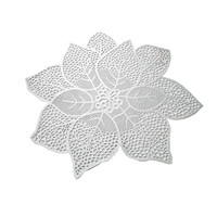 Vente en gros de nouveaux sets de table de luxe en PVC personnalisés tapis à fleurs tapis de table décoratifs