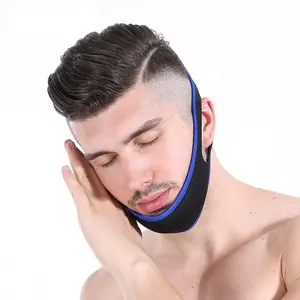 Neoprene רצועת סנטר מתכוונן אנטי לנחור לסת תמיכה