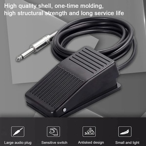 Pedal Cuadrado de Plástico Negro para Tatuajes, Interruptor de Pie para Máquina de Tatuar - Product Image 5