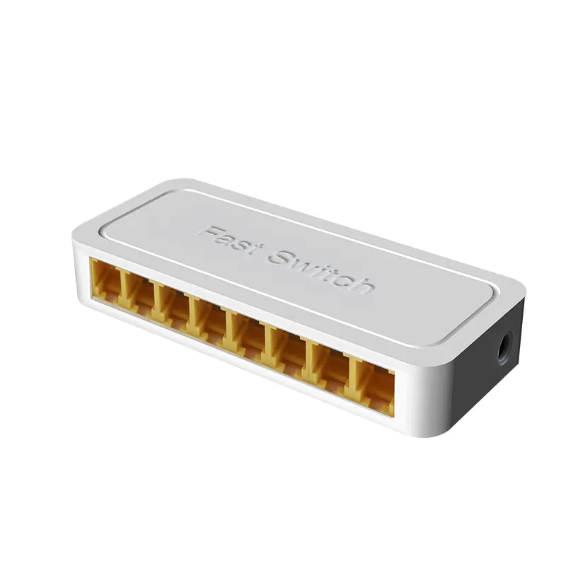 Date 8 Port 10/100 Mbps Haute Vitesse Ethernet Commutateur Réseau Hub Réseau Commutateur pour Ordinateur