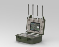 Kit de sécurité et de protection certifié CE/RoHS Détecteur de drone quadruple fonction Suivi et enregistrement des alarmes