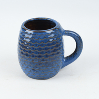 Vente en gros tasse moderne personnalisée océan poisson de mer sirène nouveauté boisson lait tasse à café en céramique pour cadeau
