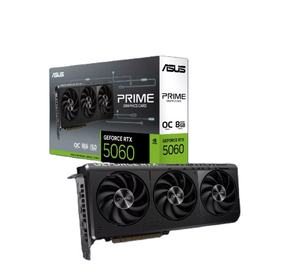การ์ดจอ PRIME-RTX5060-O8G RTX 5060 Series แบบใหม่ของแท้ GPU สำหรับเล่นเกมเดสก์ท็อปและเวิร์กสเตชัน8GB GDDR6 128-bit 1770MHz - Product Image 1