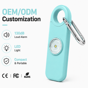 Mejor <span class=keywords><strong>Alarma</strong></span> Personal Antiviolación, Dispositivos de Seguridad con Sonido Fuerte de 130db, Sirena de Autodefensa, Llavero de <span class=keywords><strong>Alarma</strong></span> para Mujeres - Product Image 1
