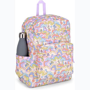 Mochila Escolar Clásica Ligera de Marca para Viajes con Bolsillos Laterales para Botella - Product Image 5