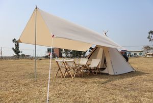 Bâche de Camping en coton, toile pare-soleil, Camping en plein air, ultralégère, étanche, pour pique-nique, barbecue, pêche, abri de pluie et de mouche - Product Image 5